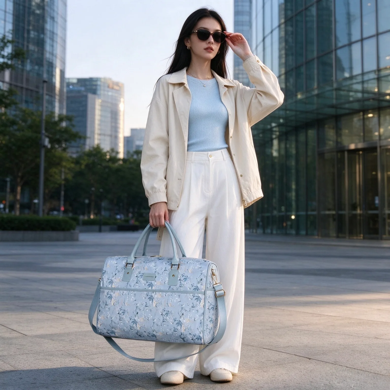 Bloom Duffel Bag - Blue
