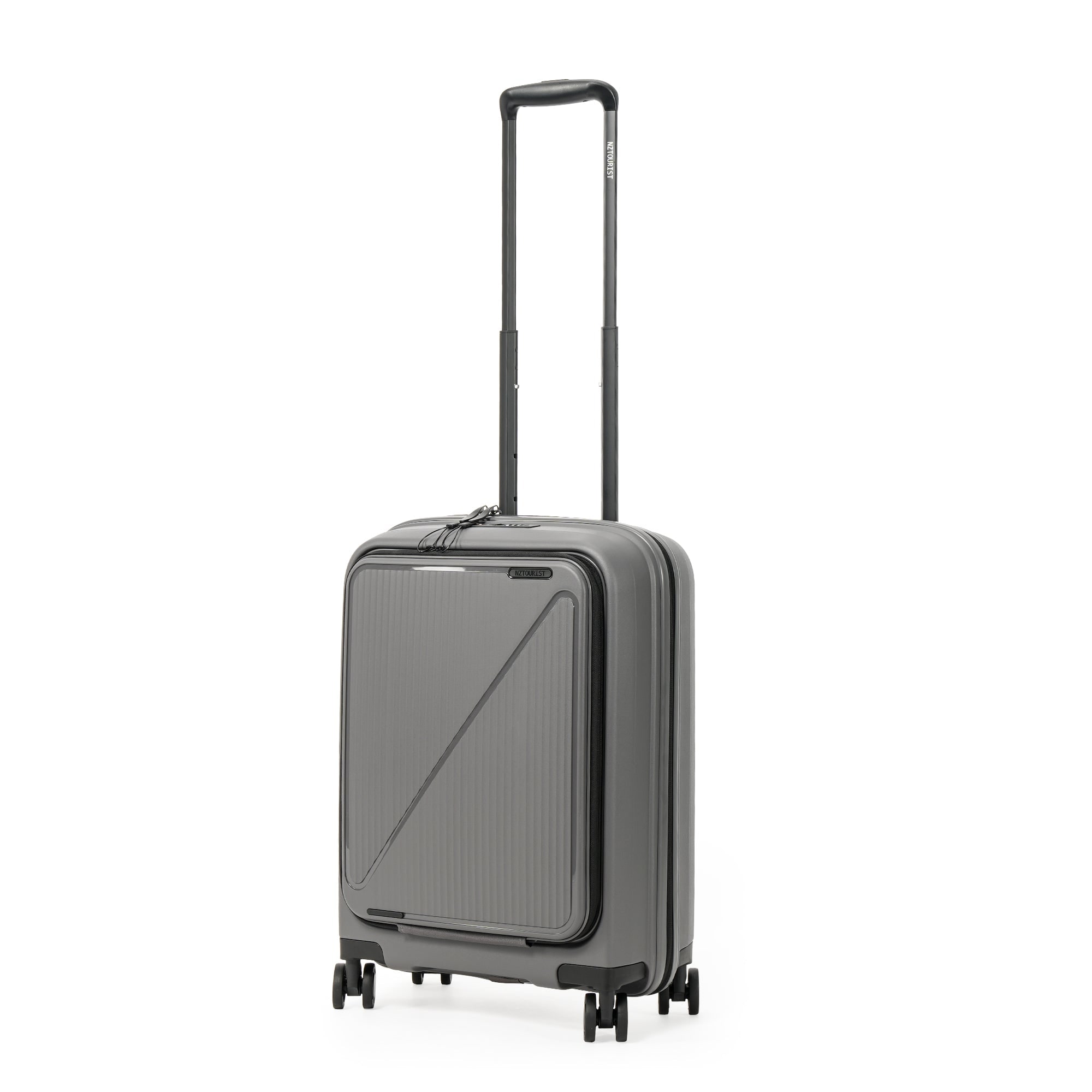 NZTourist Primo Carry On 54cm Suitcase - Grey