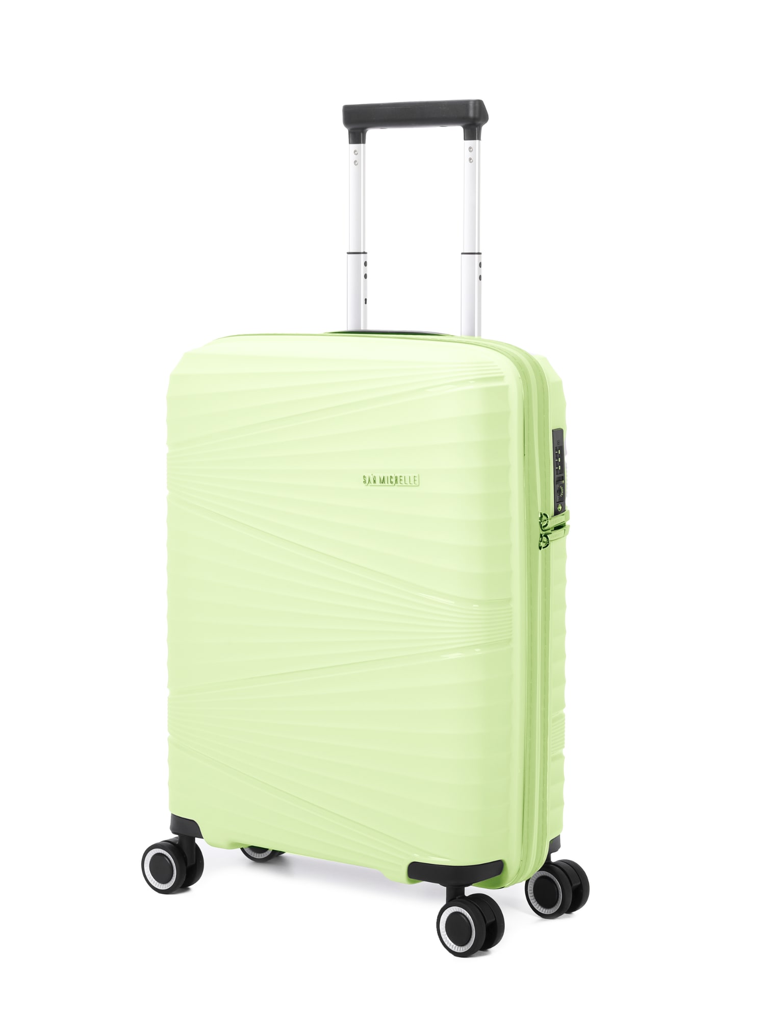 San Michelle Air Luxe 55cm Suitcase - Green